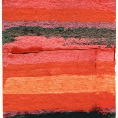 Hand-Painted Chromatic Pulse Acrylic Art