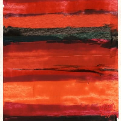 Fiery Horizon Art, Hand-Painted Acrylic