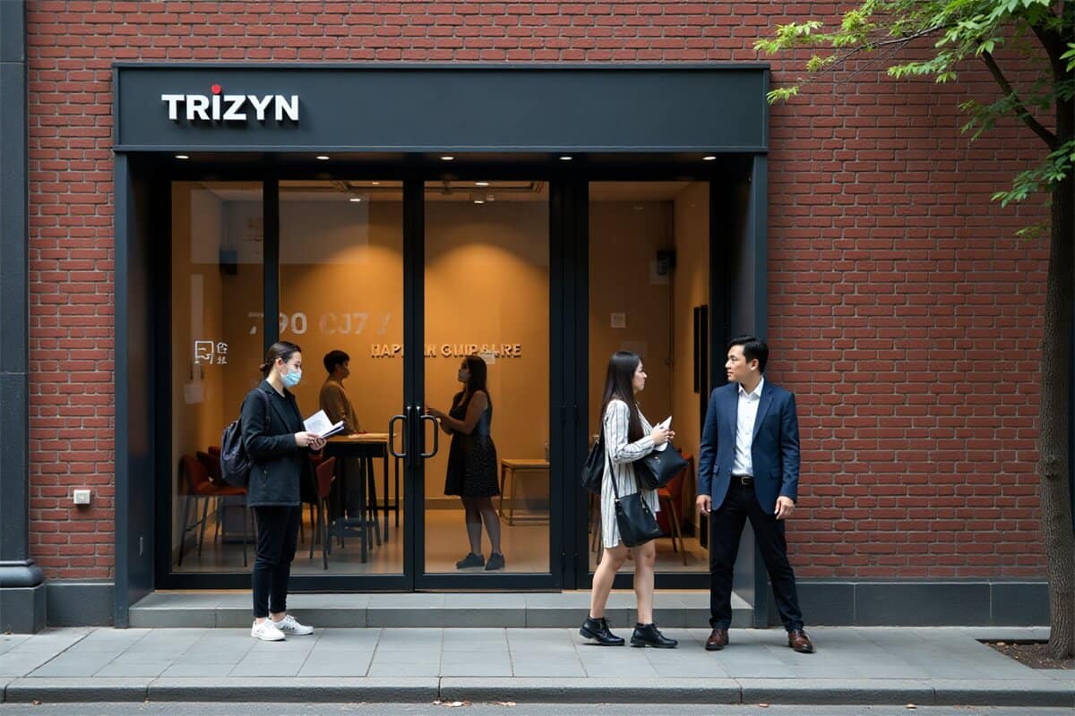 Trizyn contemporary art studio storefront